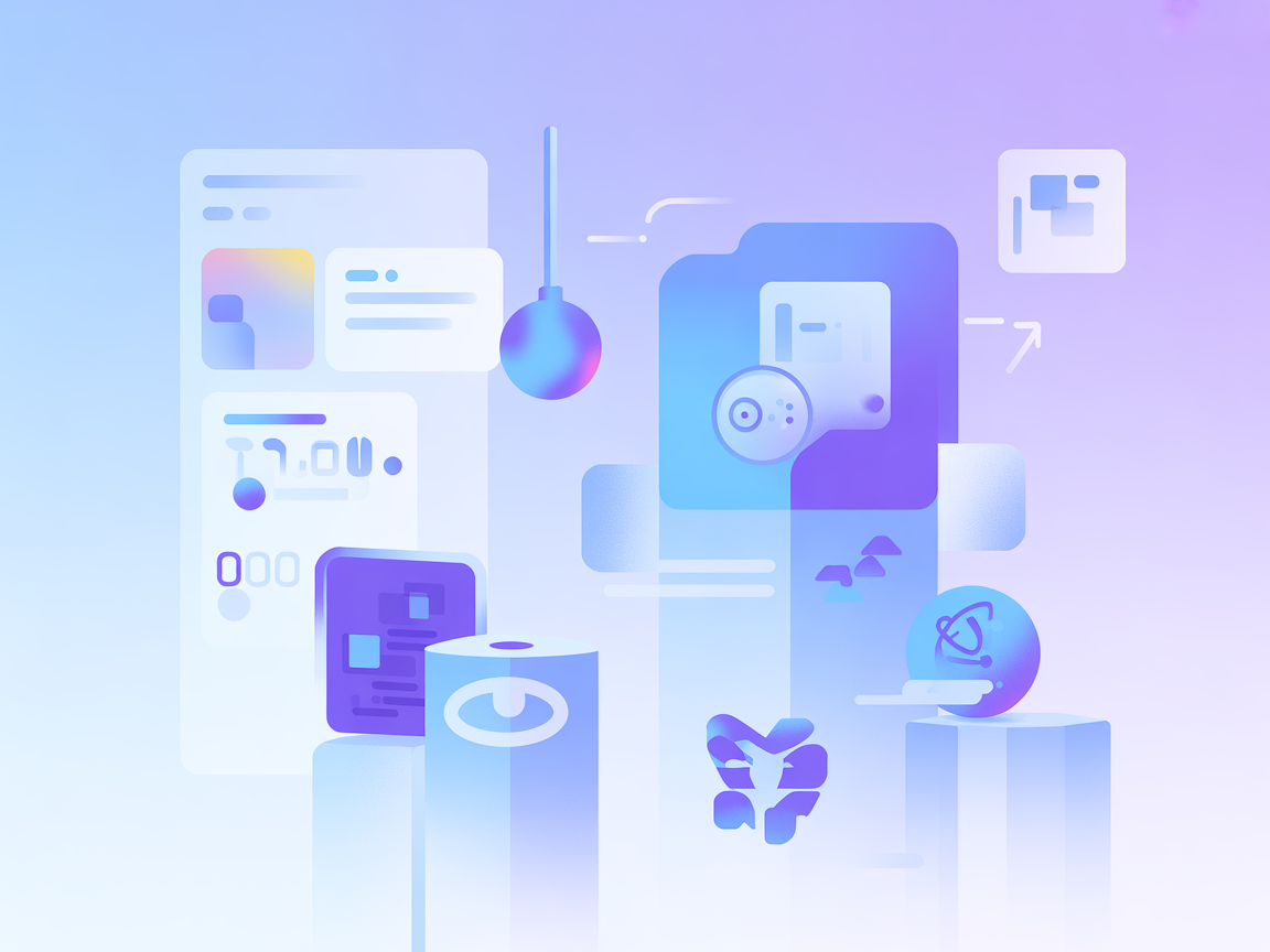Minimalist vector showing AI-driven connection management