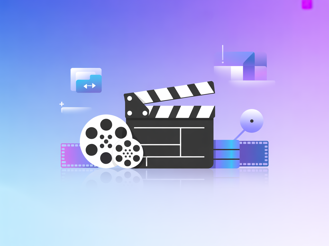 Minimalist movie API integration illustration
