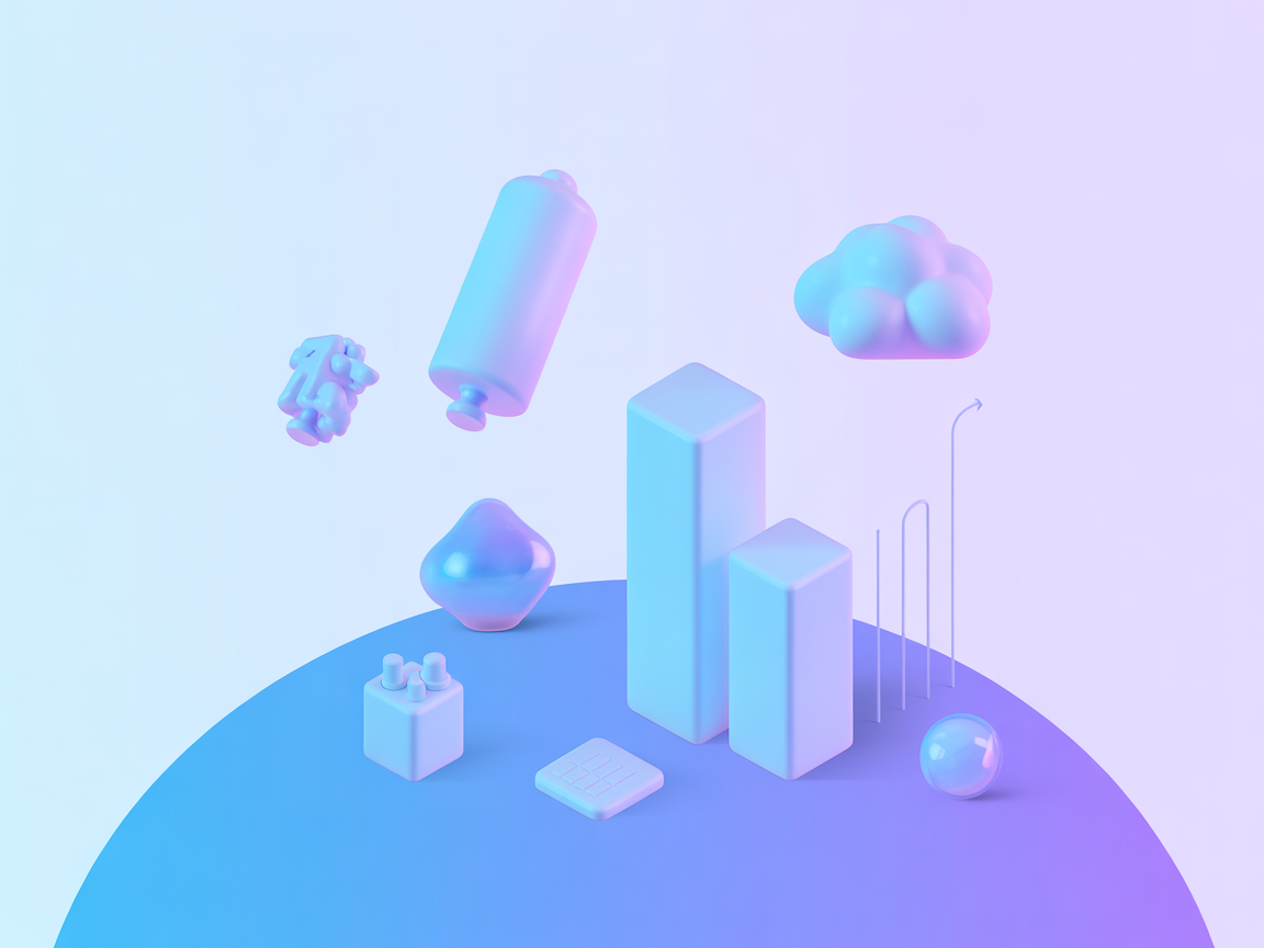 Minimalist SaaS illustration of cloud and local deployment