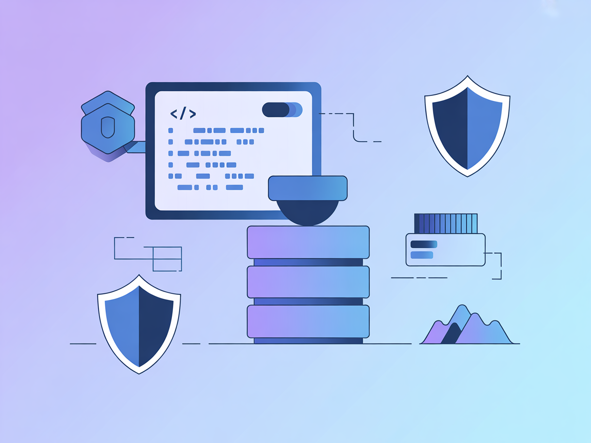 Minimalist cloud, Docker, Python, and AWS icons