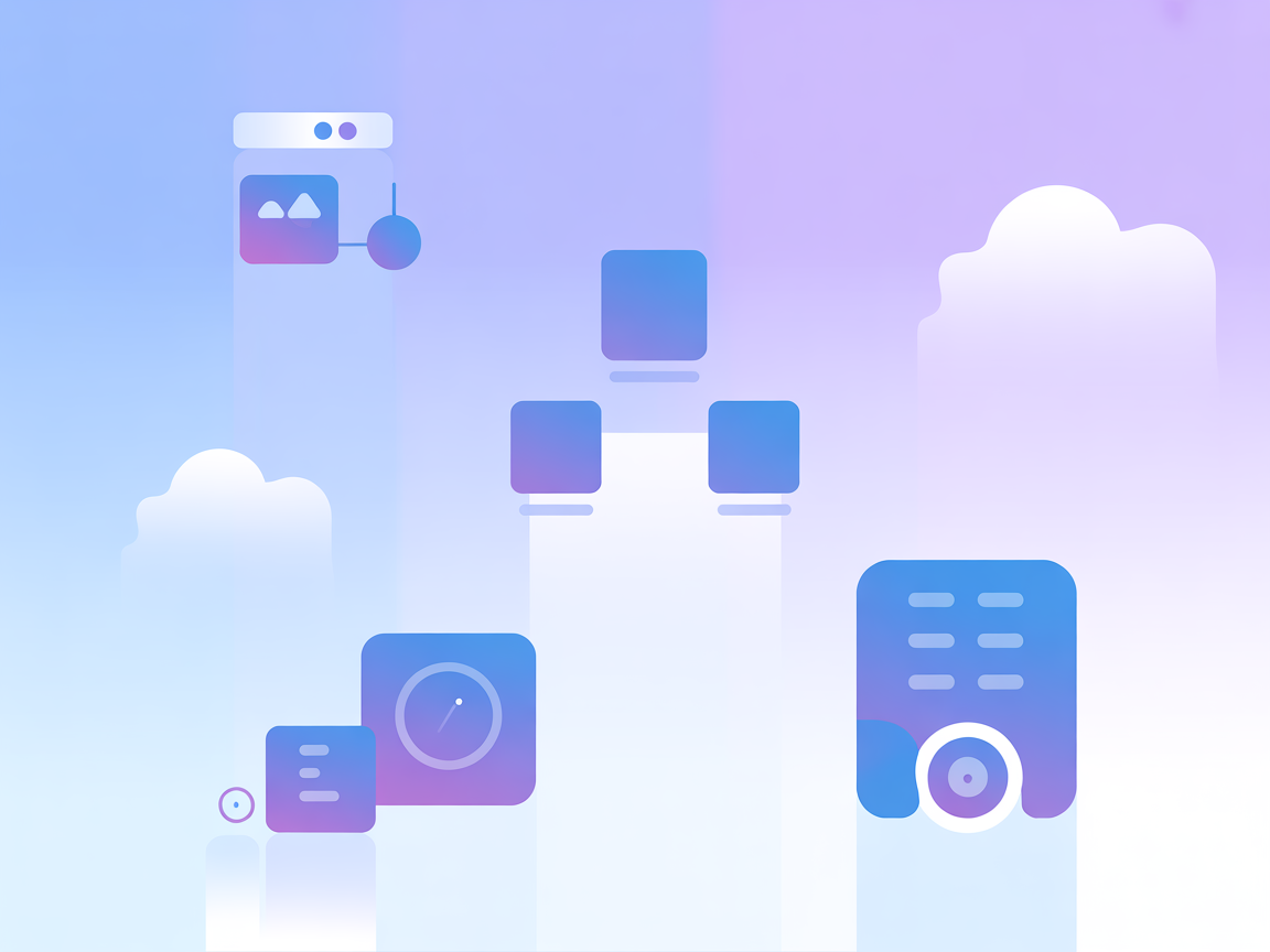 Minimalist crypto market analytics vector illustration