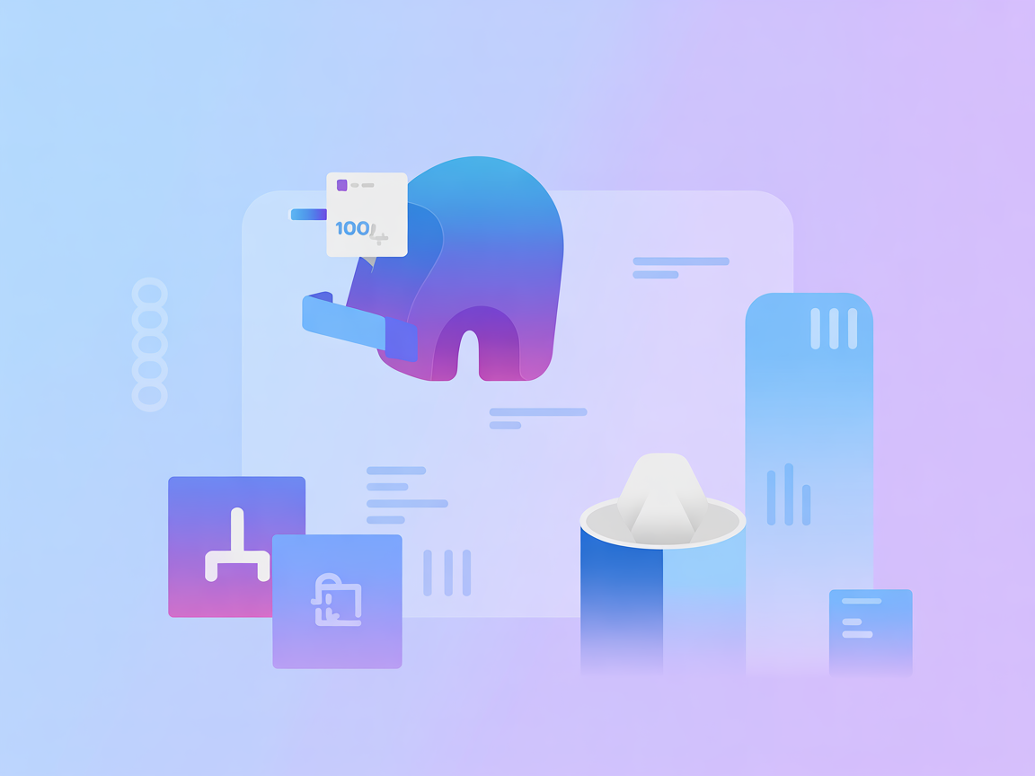 Minimalist vector showing developer tools and extensibility