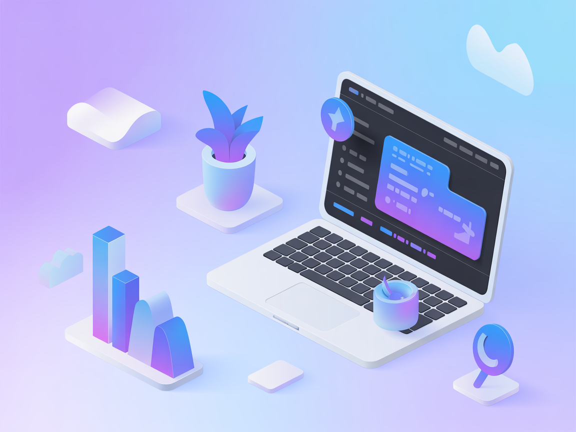 Minimalist SaaS illustration representing unified tool connection