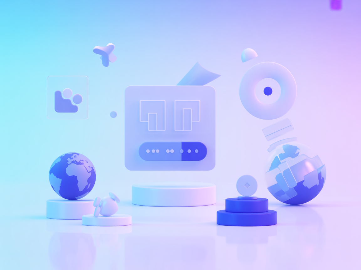 Minimalist SaaS vector showing finance automation and API connection
