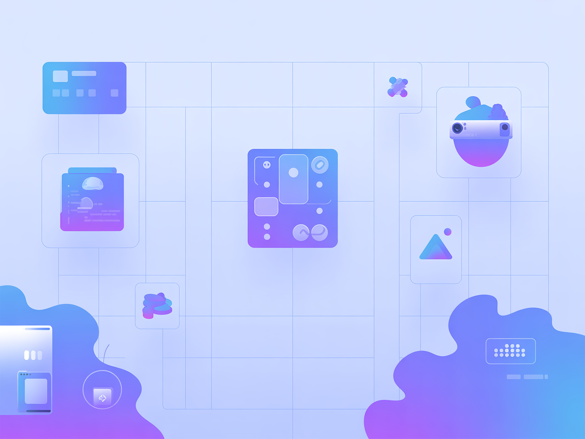 Minimalist vector illustration representing football analytics and AI integration