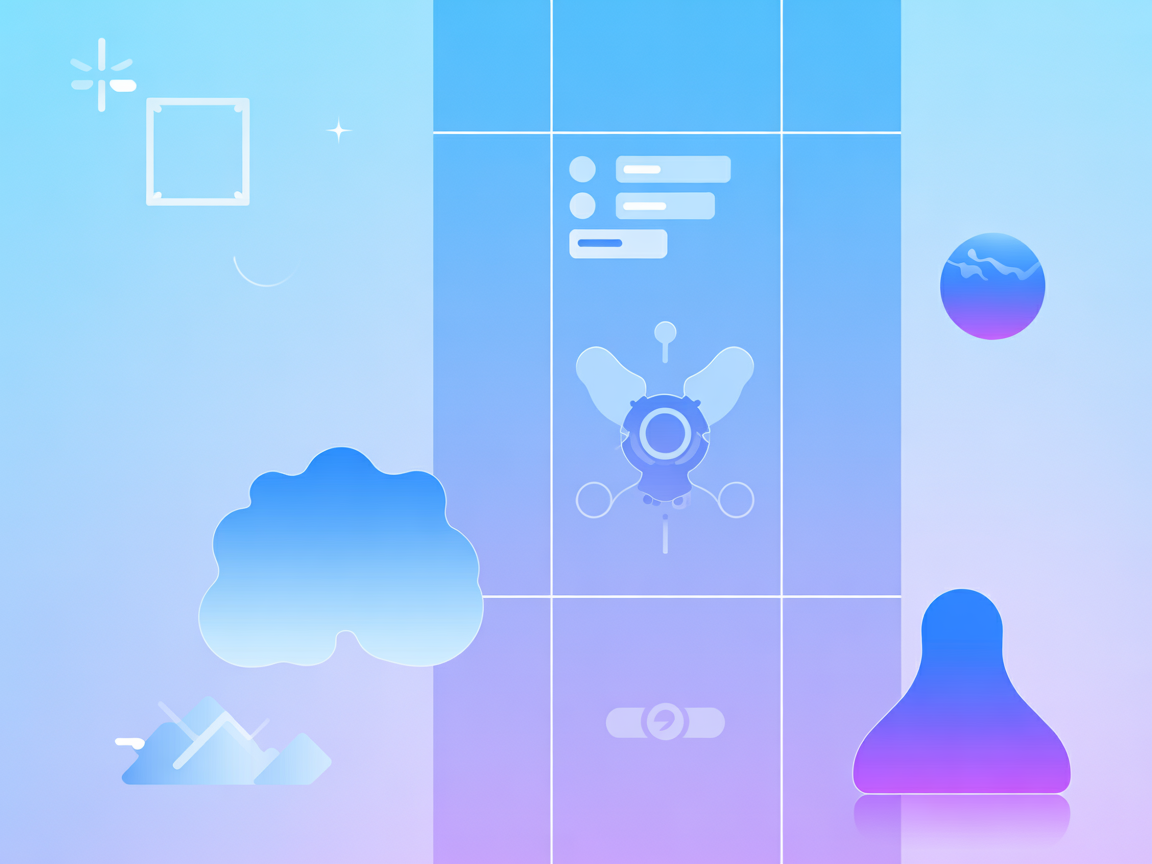 Minimalist vector illustration representing AI integration with Couchbase clusters