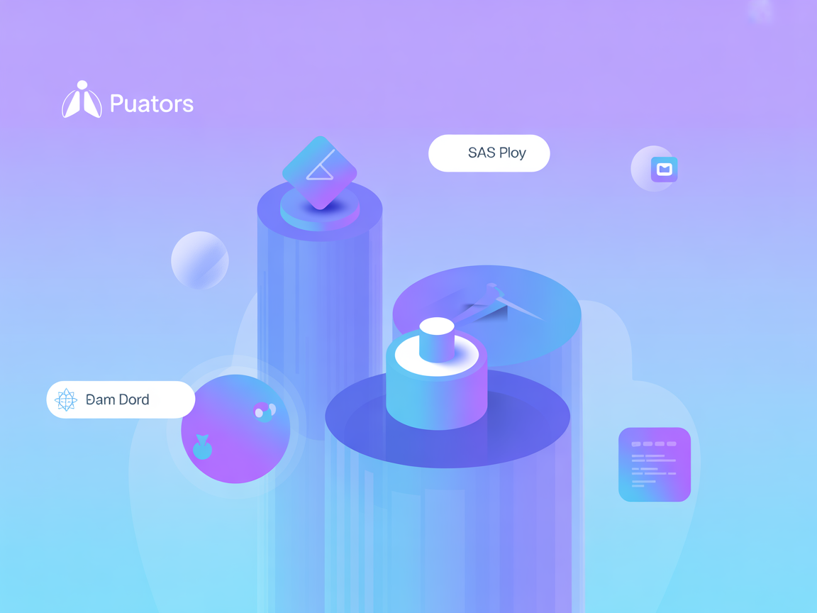 Minimalist multi-chain automation illustration