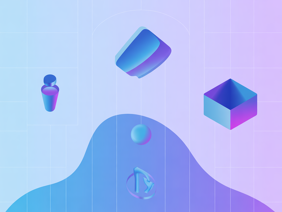 Minimalist vectorized SaaS environment with chemical and data processing symbols