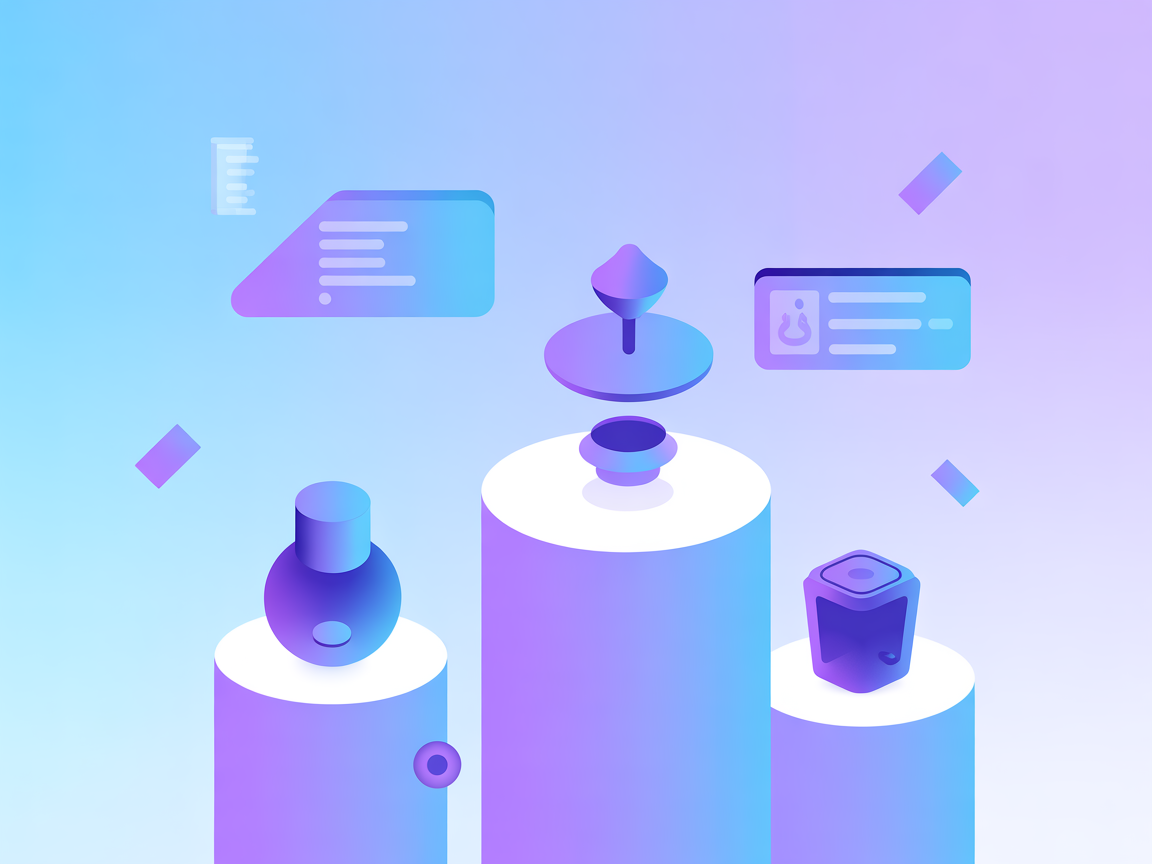 Minimalist vector SaaS scene for smart project context injection