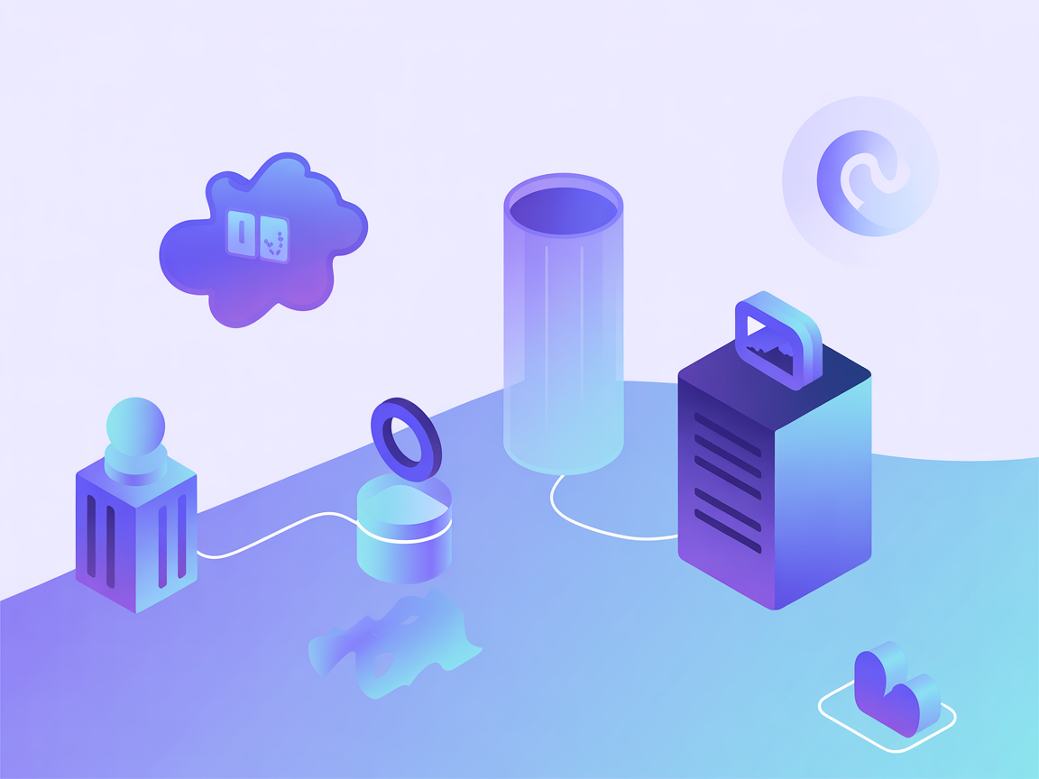 Minimalist illustration of API endpoint connectivity