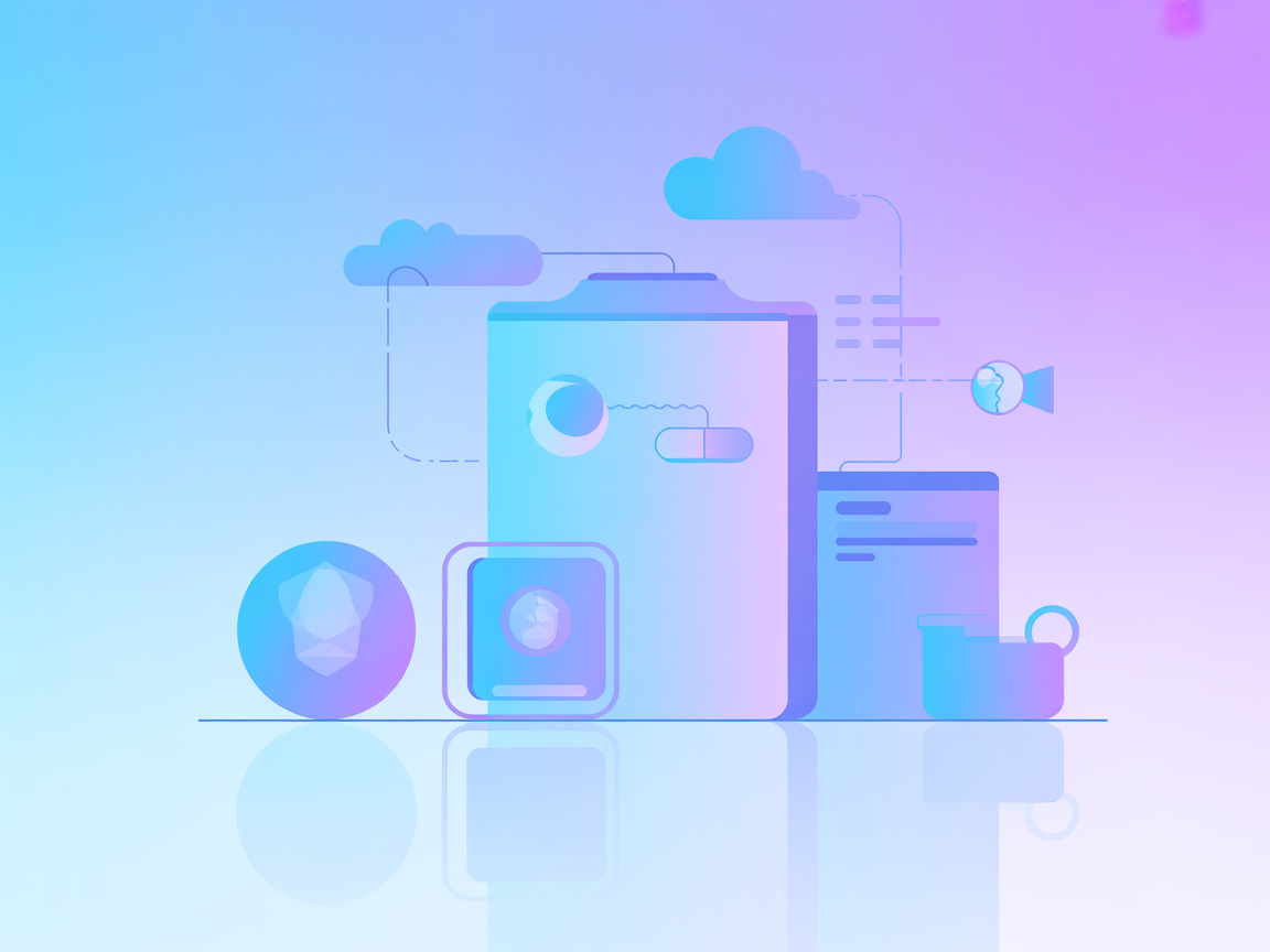 Minimalist test management dashboard with folders and checklists