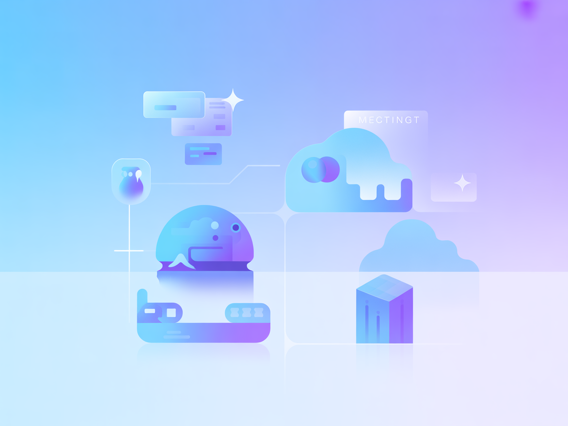 Minimalist vector illustration representing AI agent integration with TheGraph blockchain data