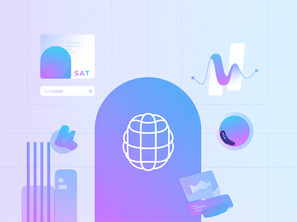 Workflow automation symbols connected to calendar icon