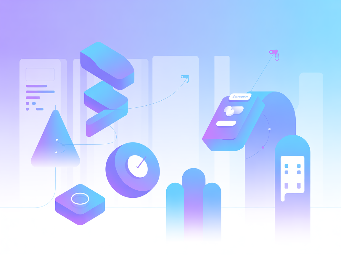 Metacognitive oversight AI vector illustration
