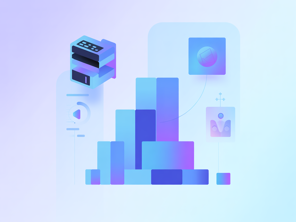 Minimalist vector image symbolizing advanced file search and filtering