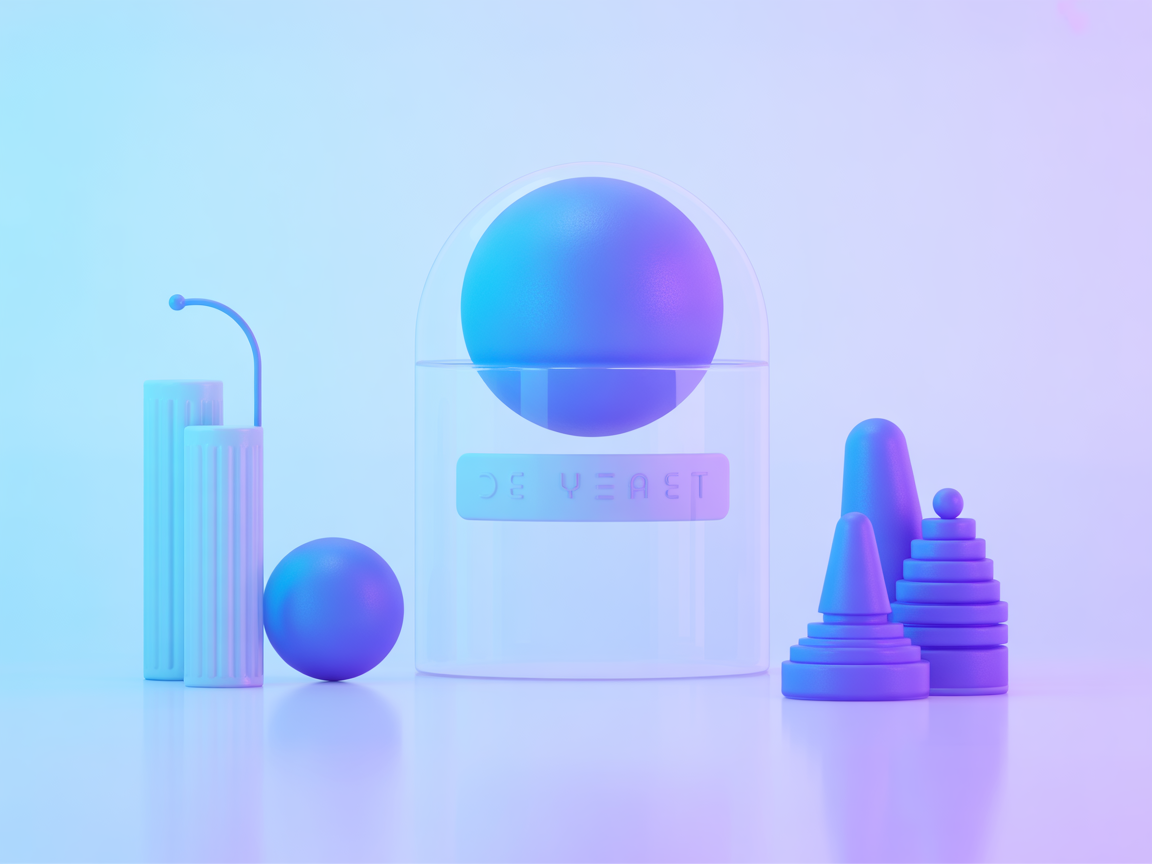Minimalist vector showing real-time AI-powered web search