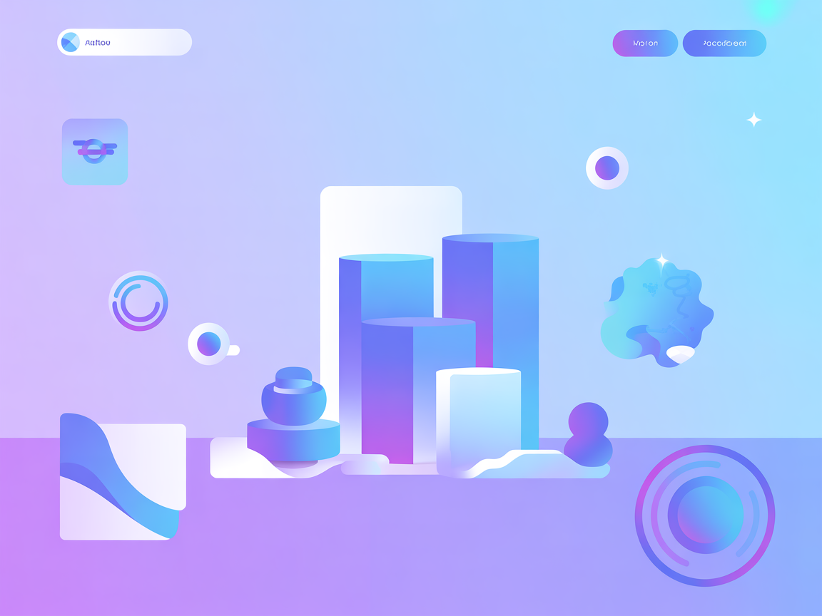 Minimalist SaaS vector showing cloud database integration