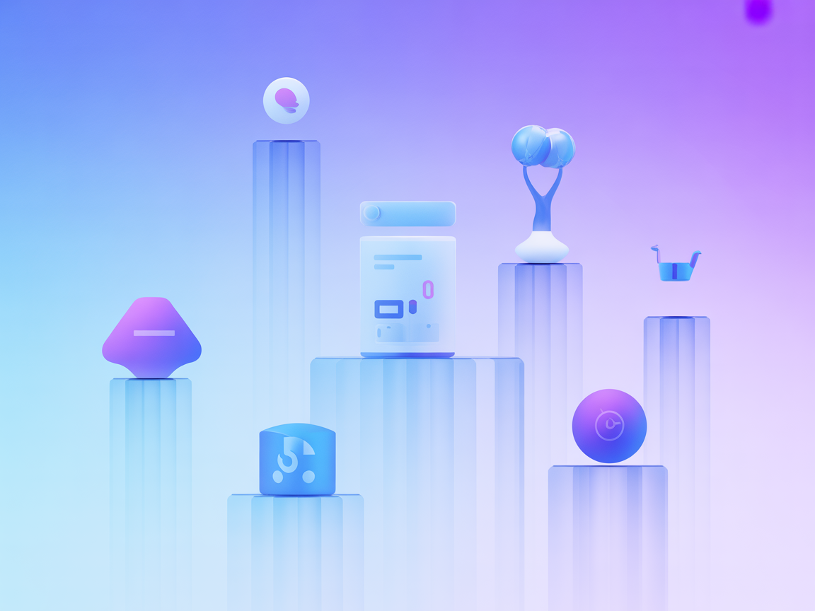 Minimalist SaaS illustration for OpsLevel MCP AI agent integration