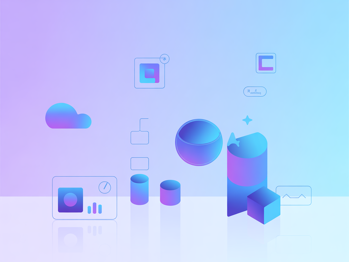 Vector payment processing illustration with minimal icons