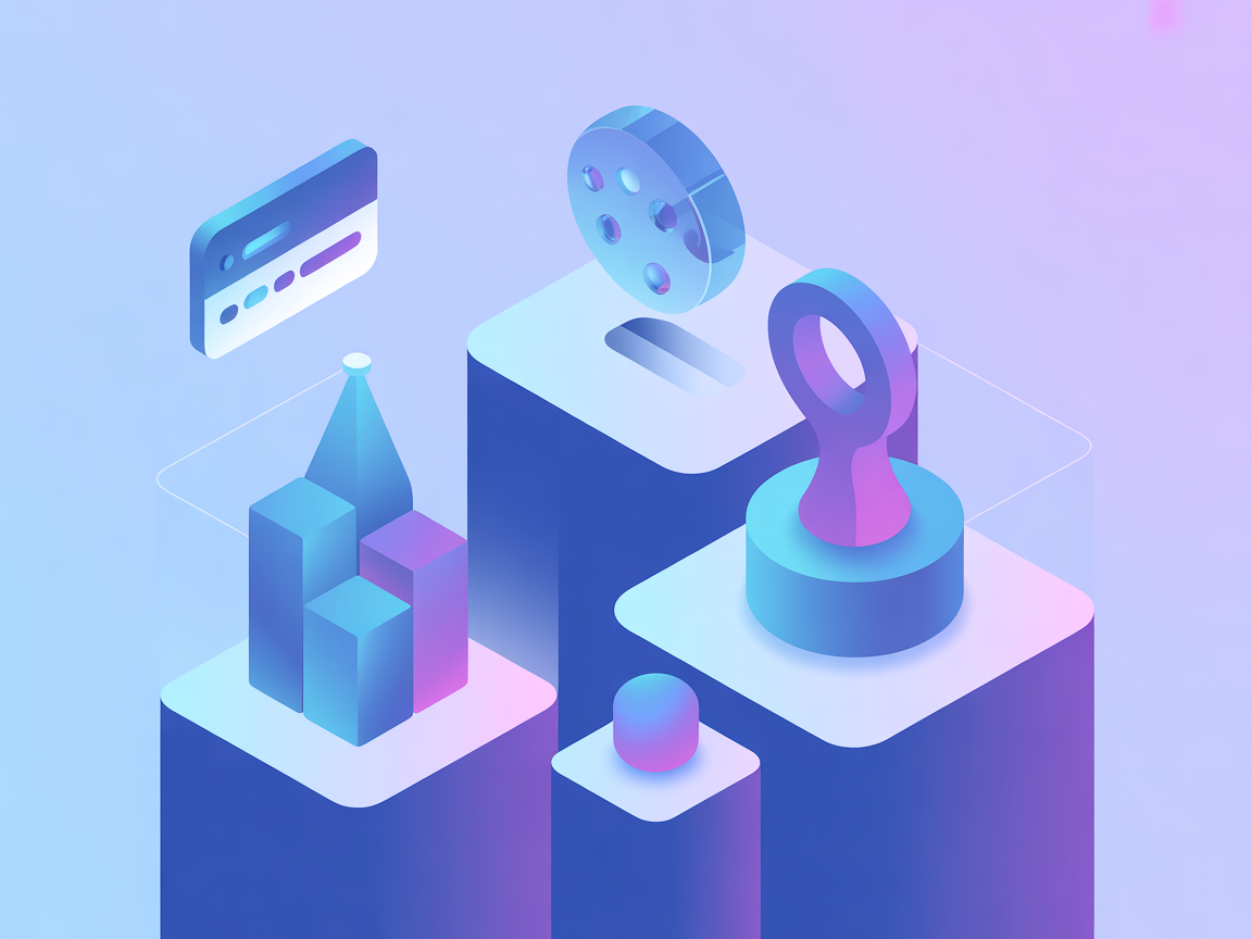 API integration minimalist vector illustration
