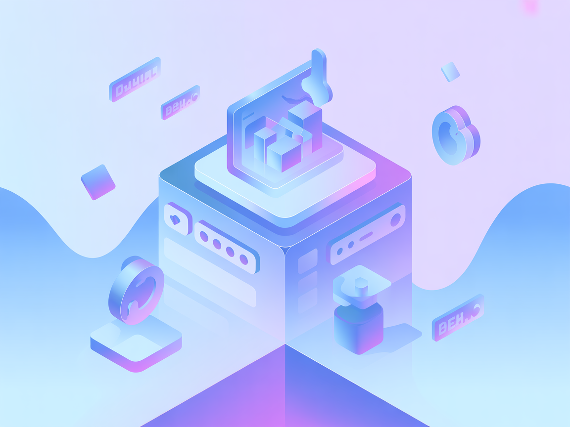 Minimalist vector showing analytics dashboard for AI agents