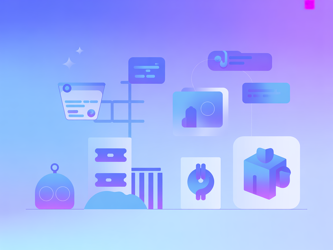 Minimalist vector illustration representing Microsoft 365 integration