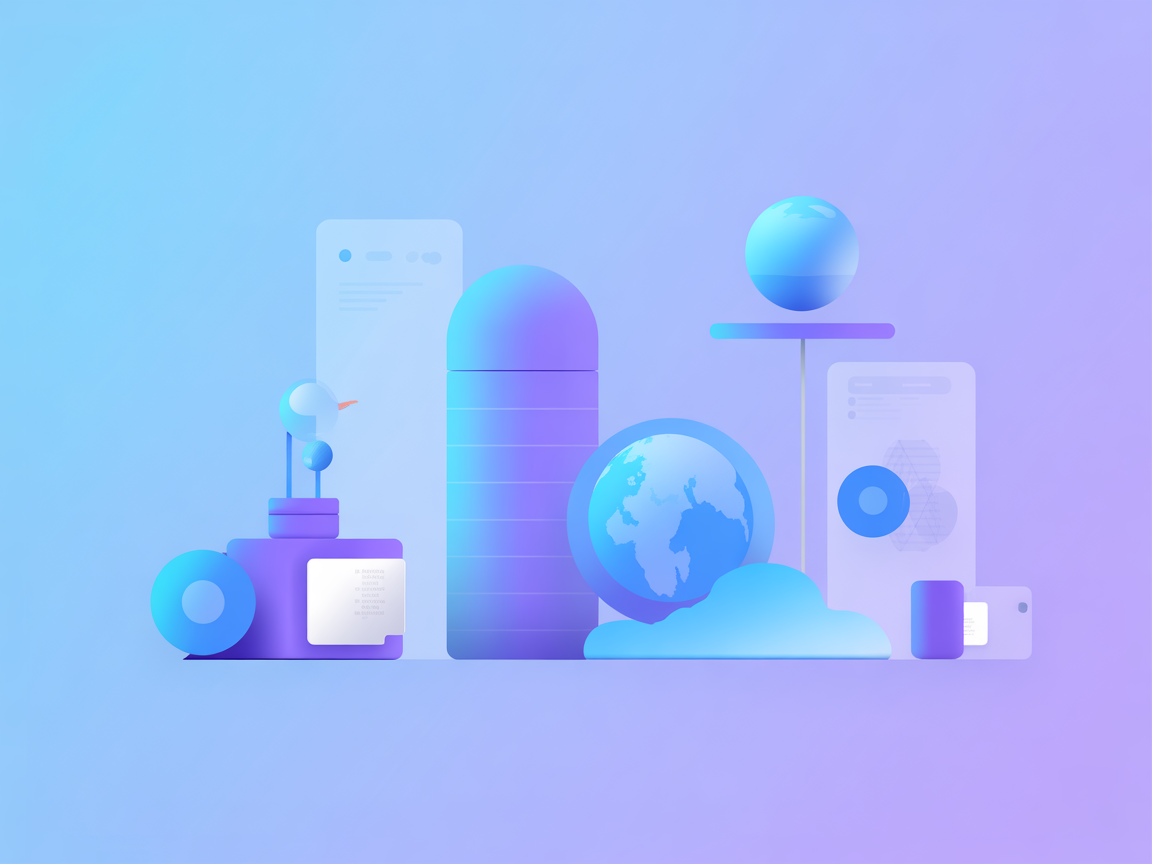 Minimalist SaaS vector art symbolizing Docker AI integration