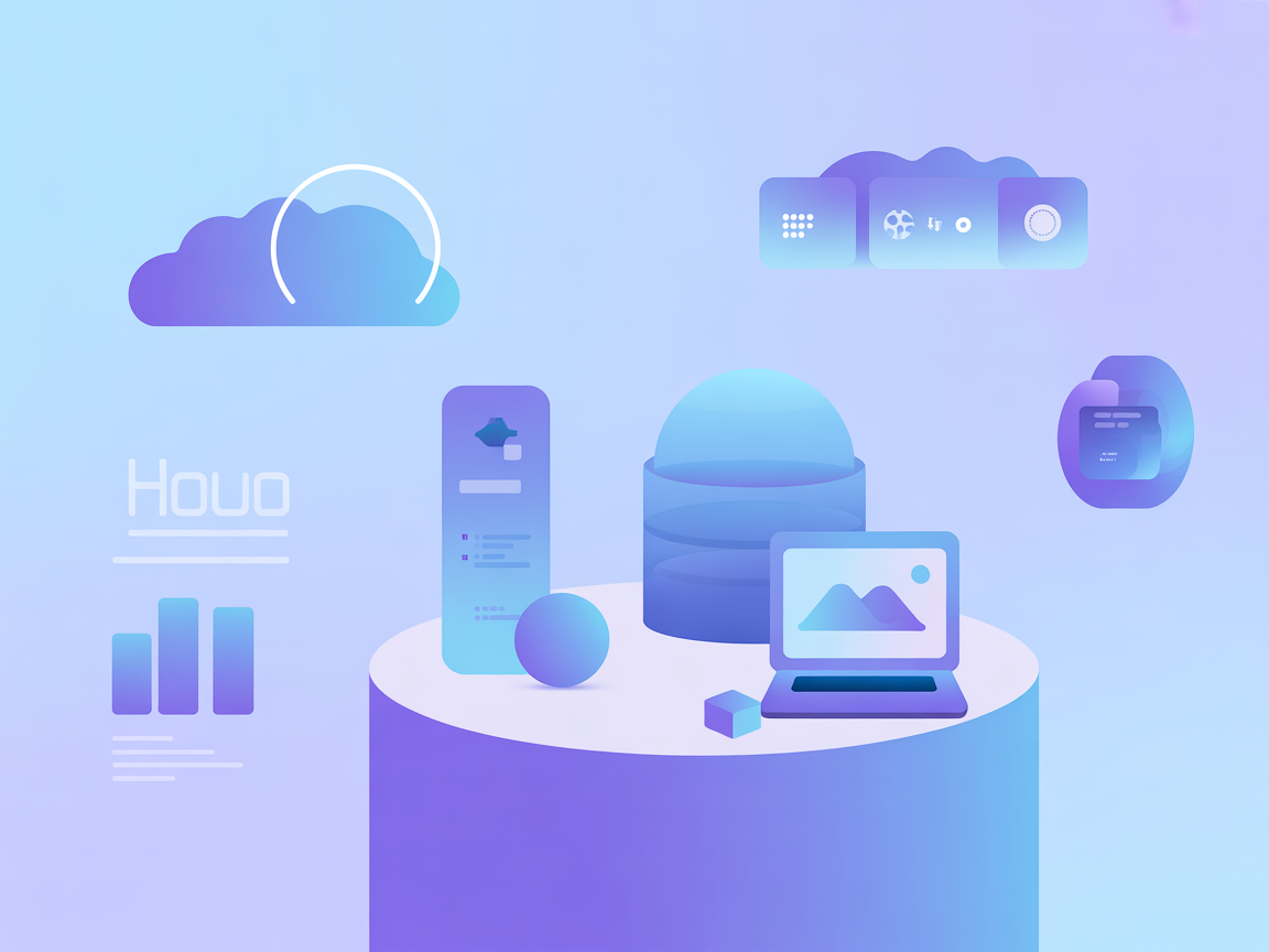 Minimalist Monzo MCP server integration vector illustration
