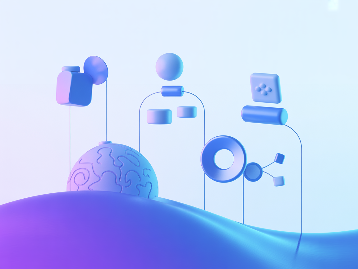 Minimalist vector illustration symbolizing automated MCP server installation