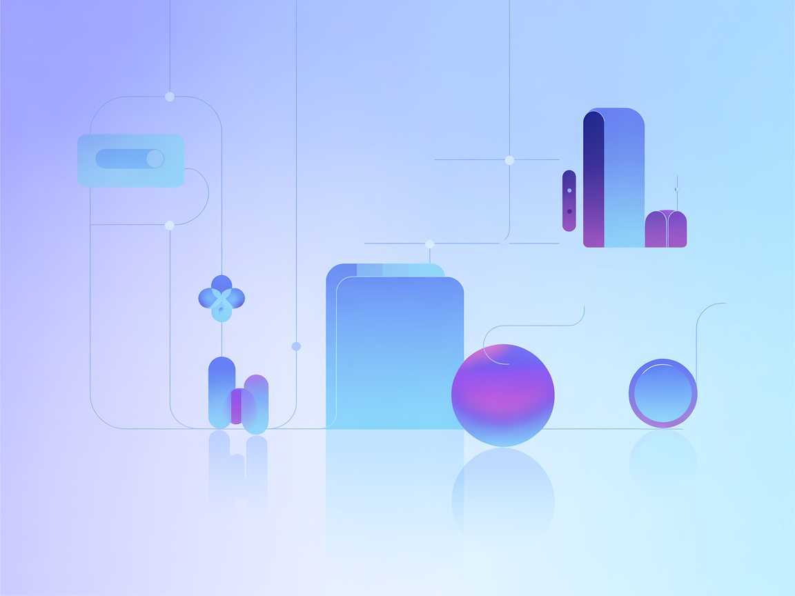 Minimalist vector illustration representing AI agent integration for Chronulus and Claude