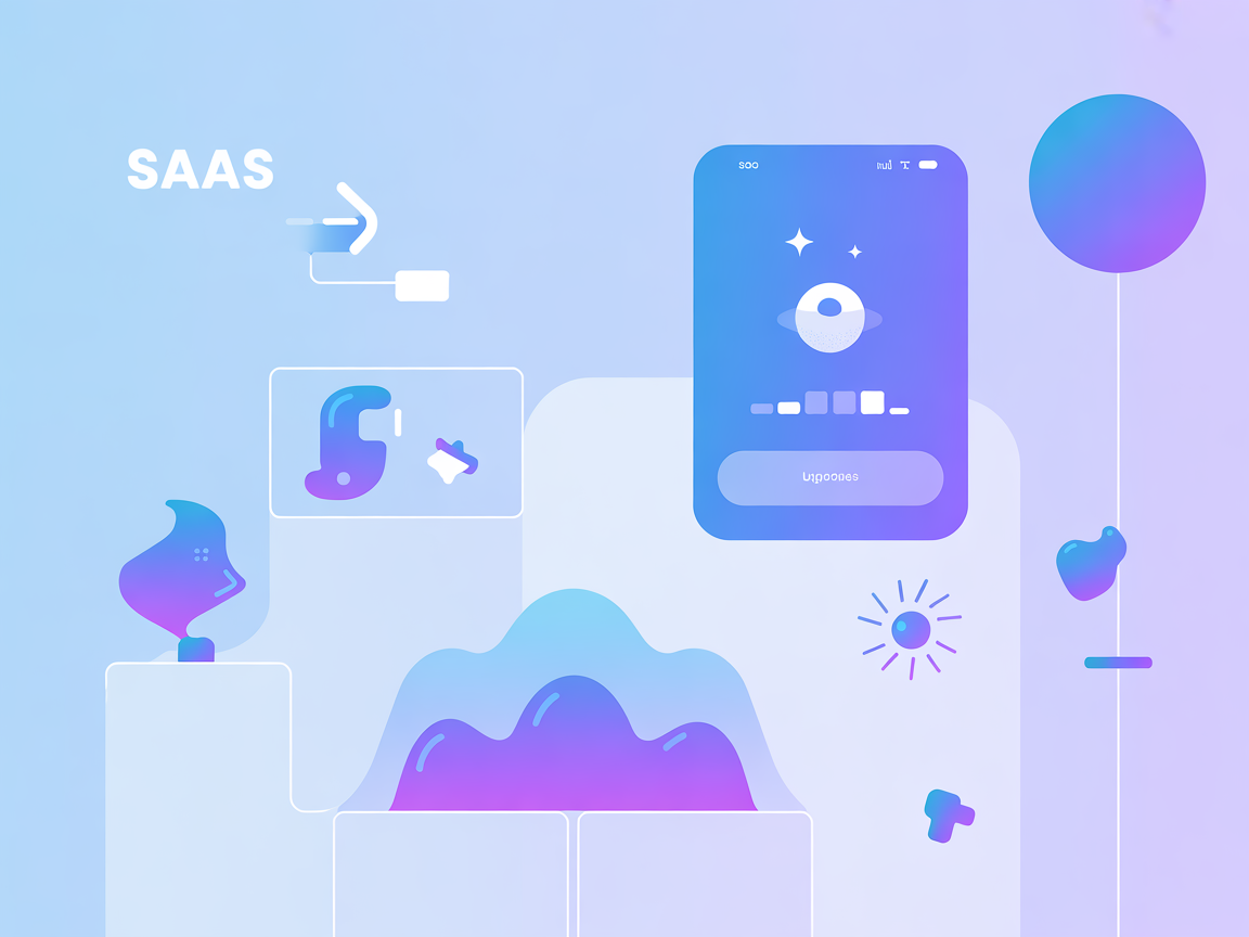 Minimalist vector SaaS illustration representing Airtable integration