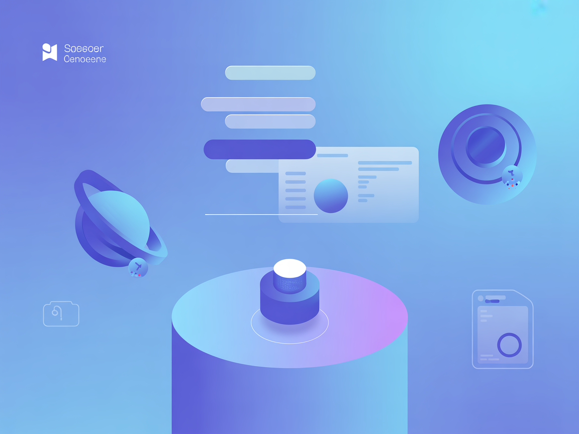 Minimalist vector with profile and scheduling icons