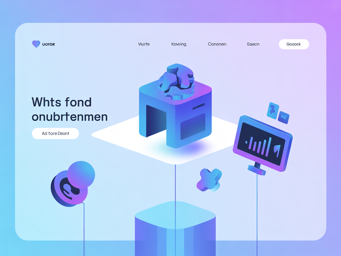 Minimalist workflow automation illustration