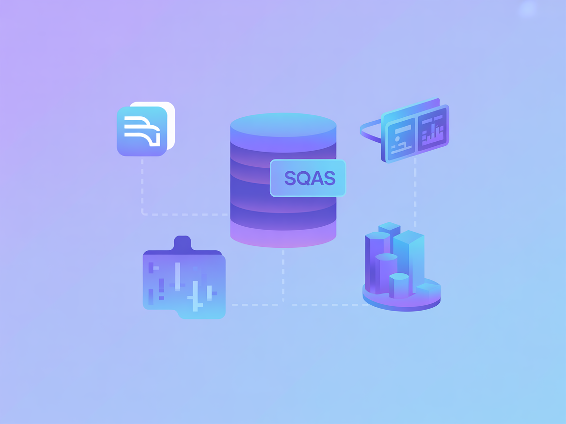 Database, secure connection, and server node icons