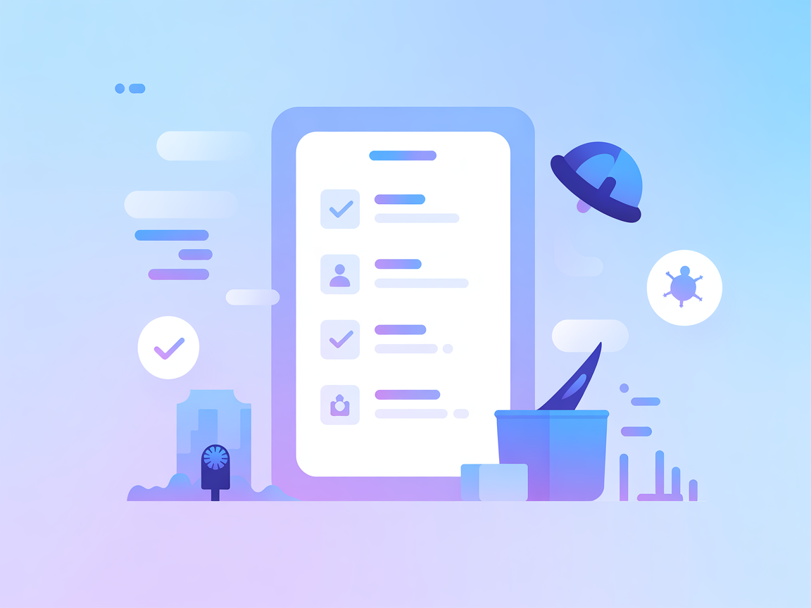 Minimalist vector image of desktop, server, and settings icons