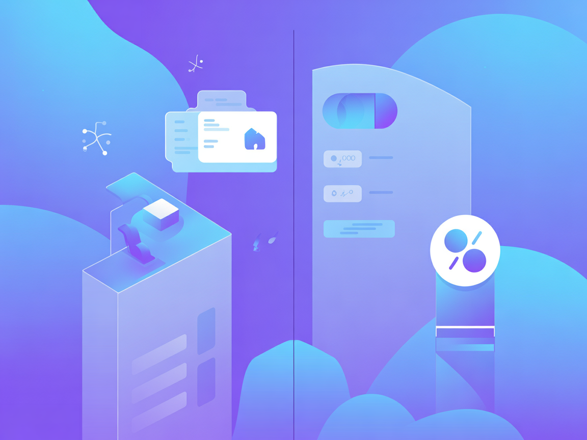 Minimalist SaaS concept for code navigation and template customization