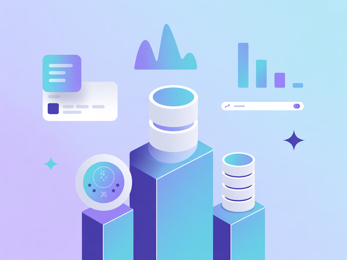 Minimalist SaaS vector showing AI assistant integration with OpenSearch cluster