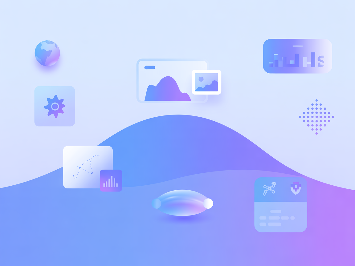 Security and monitoring vector SaaS illustration