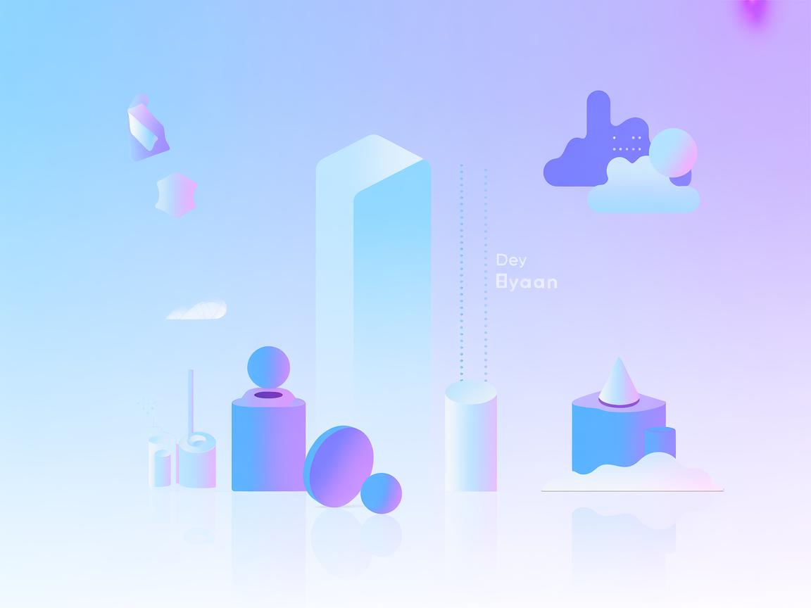 Minimalist vector icons showing Docker resource management