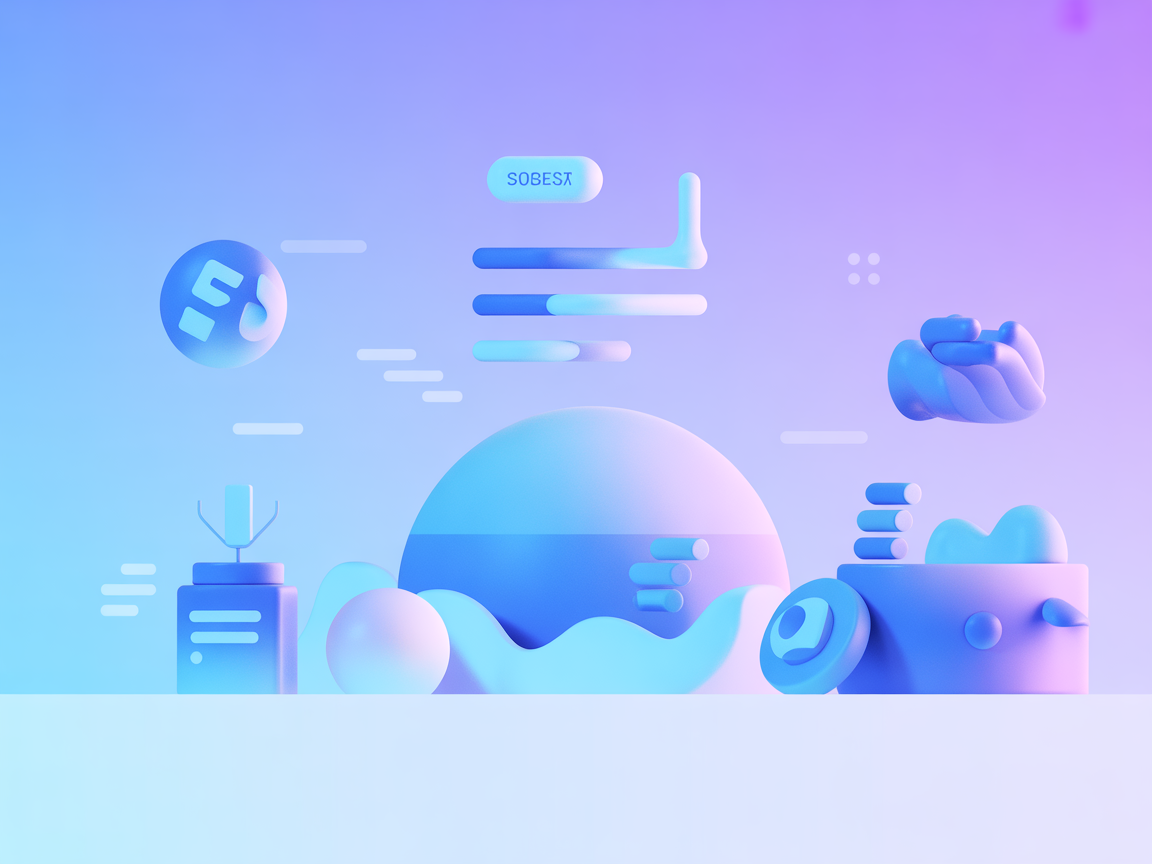 Minimalist vector showing cloud storage, files, and AI model integration