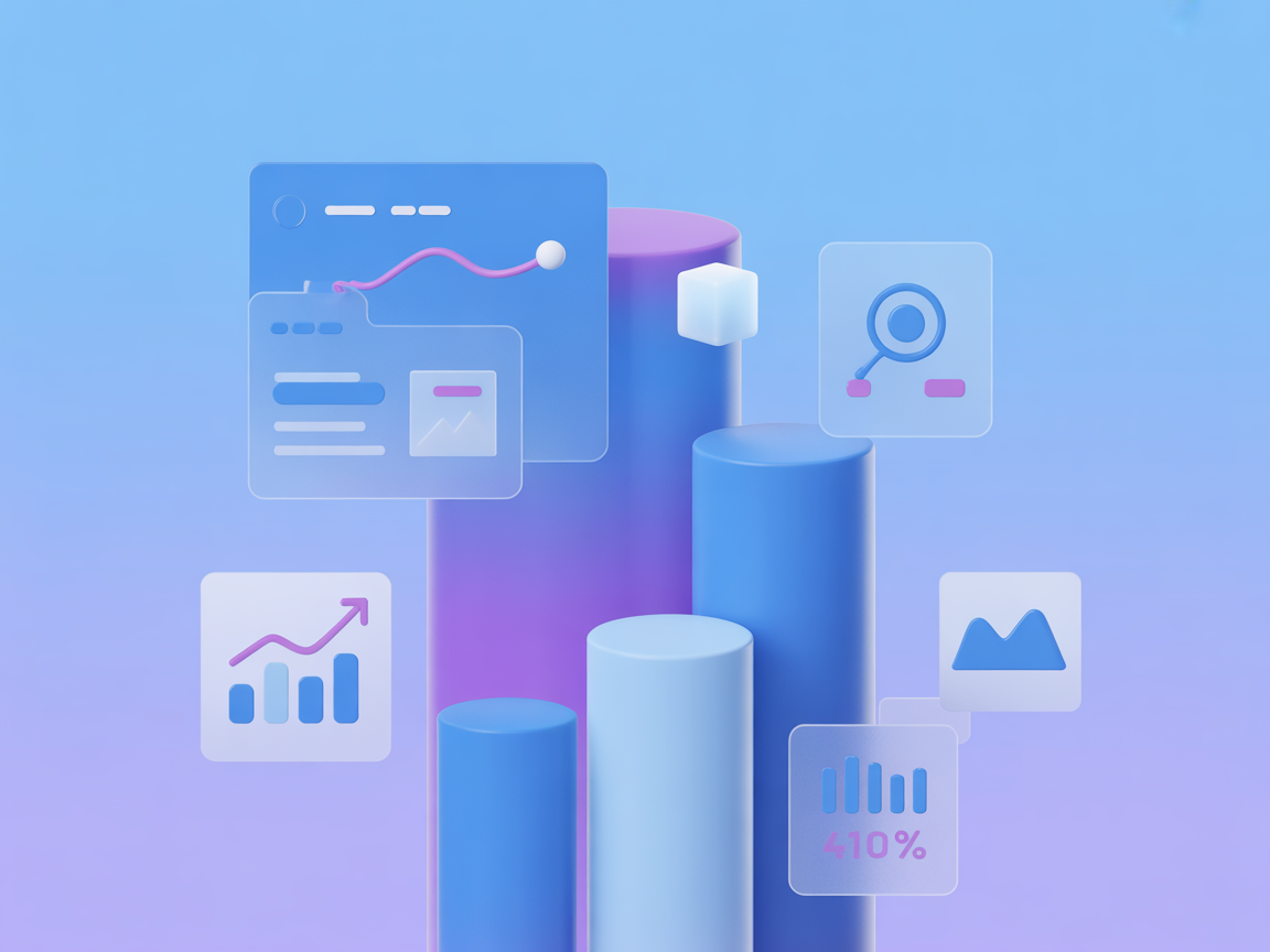 Vector icons for campaign management, lead tracking, and analytics