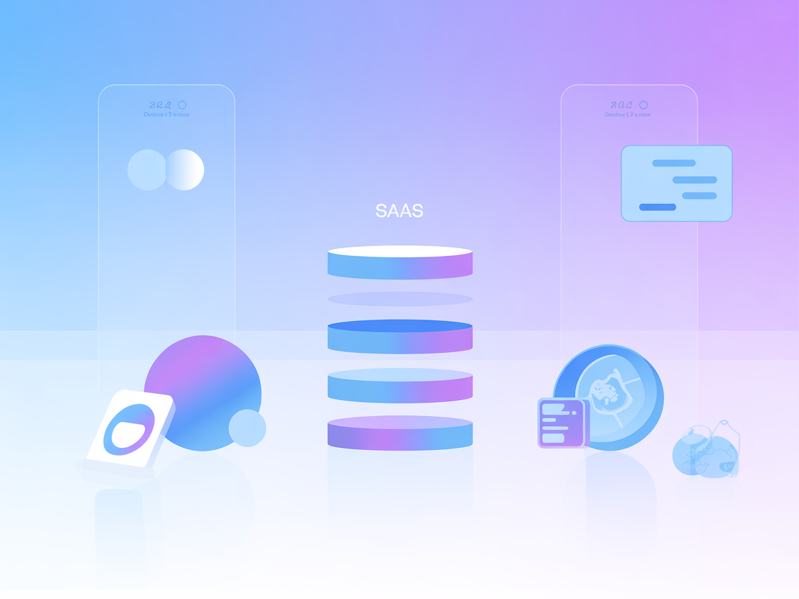 Minimalist SaaS notification system illustration
