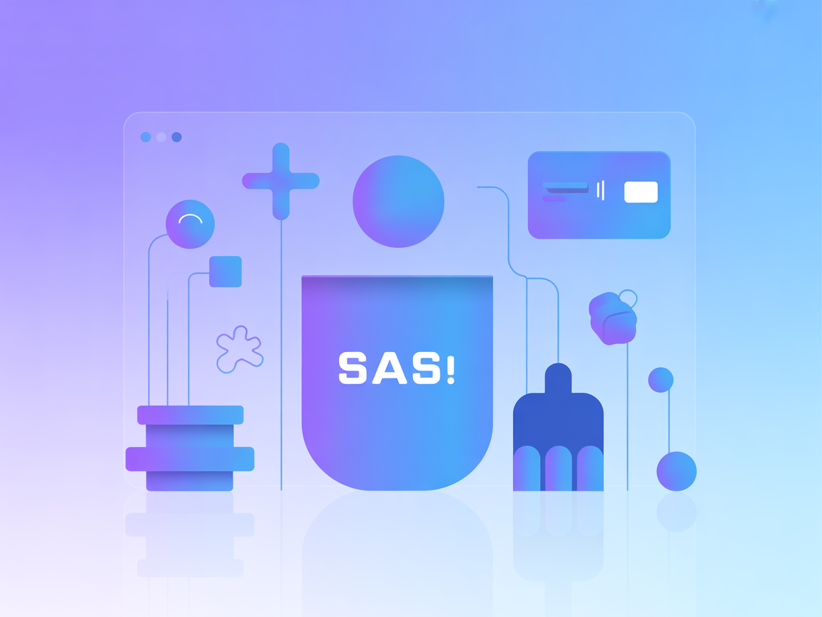 Minimalist SaaS vector showing token and smart contract interaction