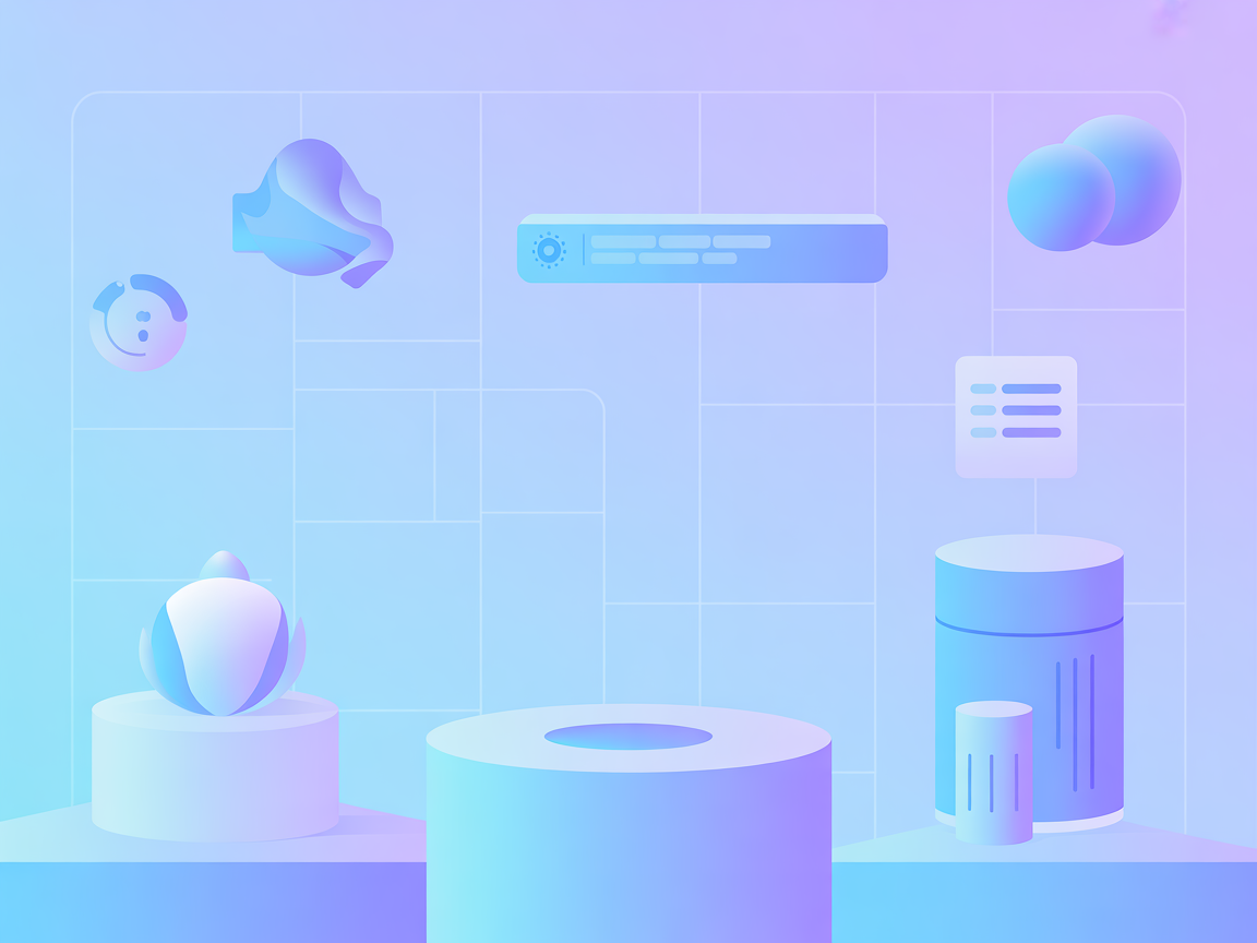 Minimalist vector illustration showing AI model selection and switching