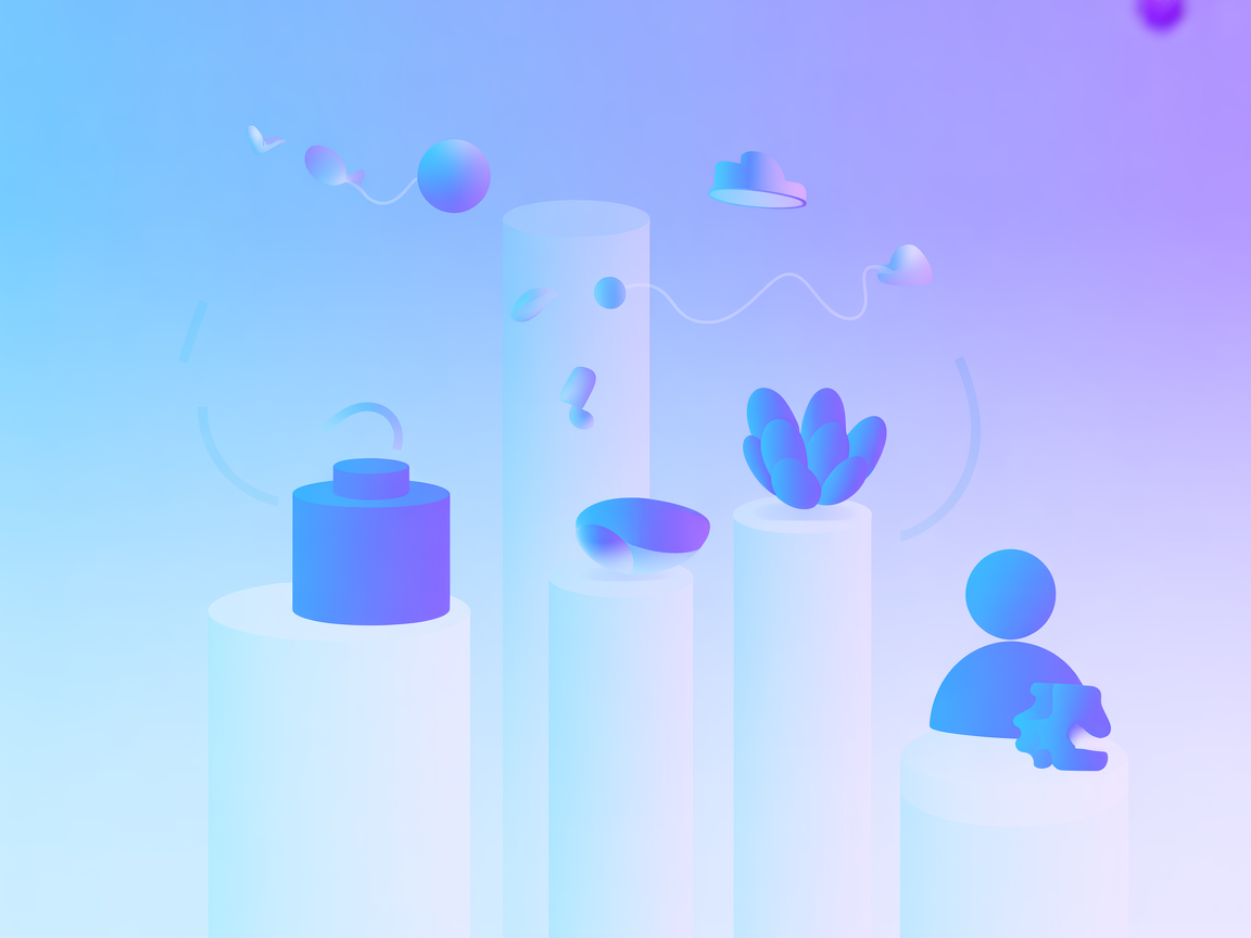 Minimalist vector illustration representing ntfy-me-mcp integration with notifications and AI