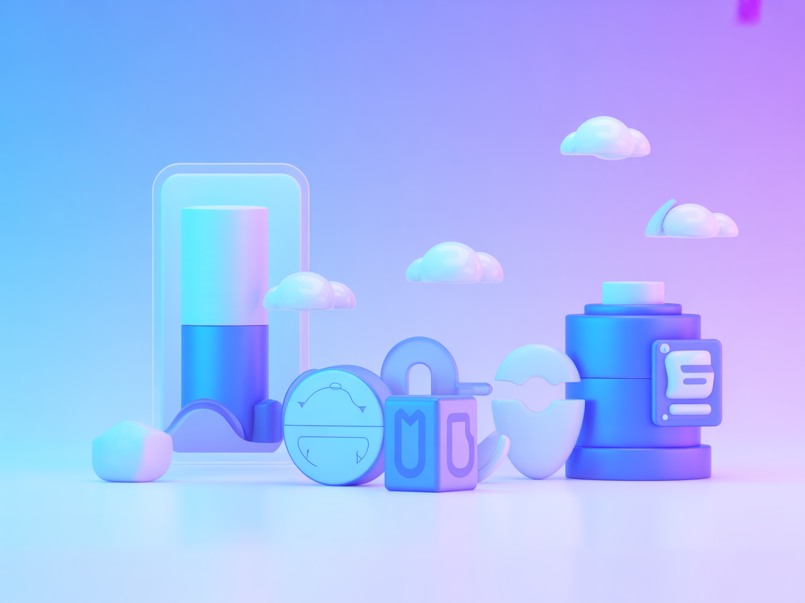 Minimalist NASA MCP Server API SaaS environment illustration