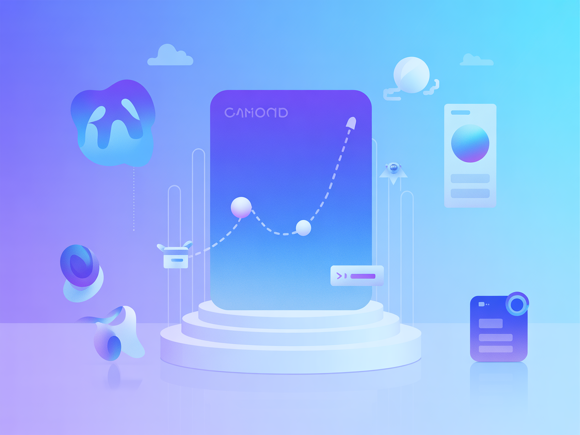 Minimalist vector illustration representing document Q&A automation with Langflow