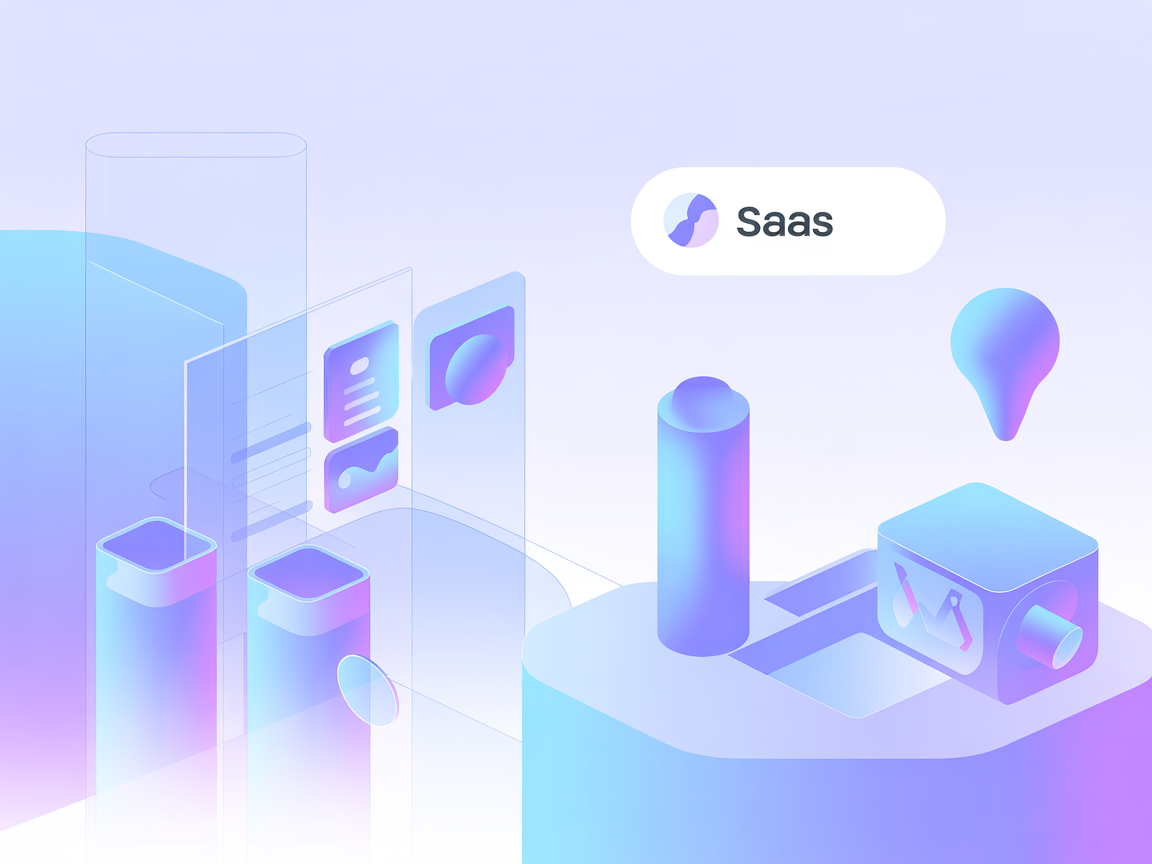 Minimalist vector image representing AI and document processing
