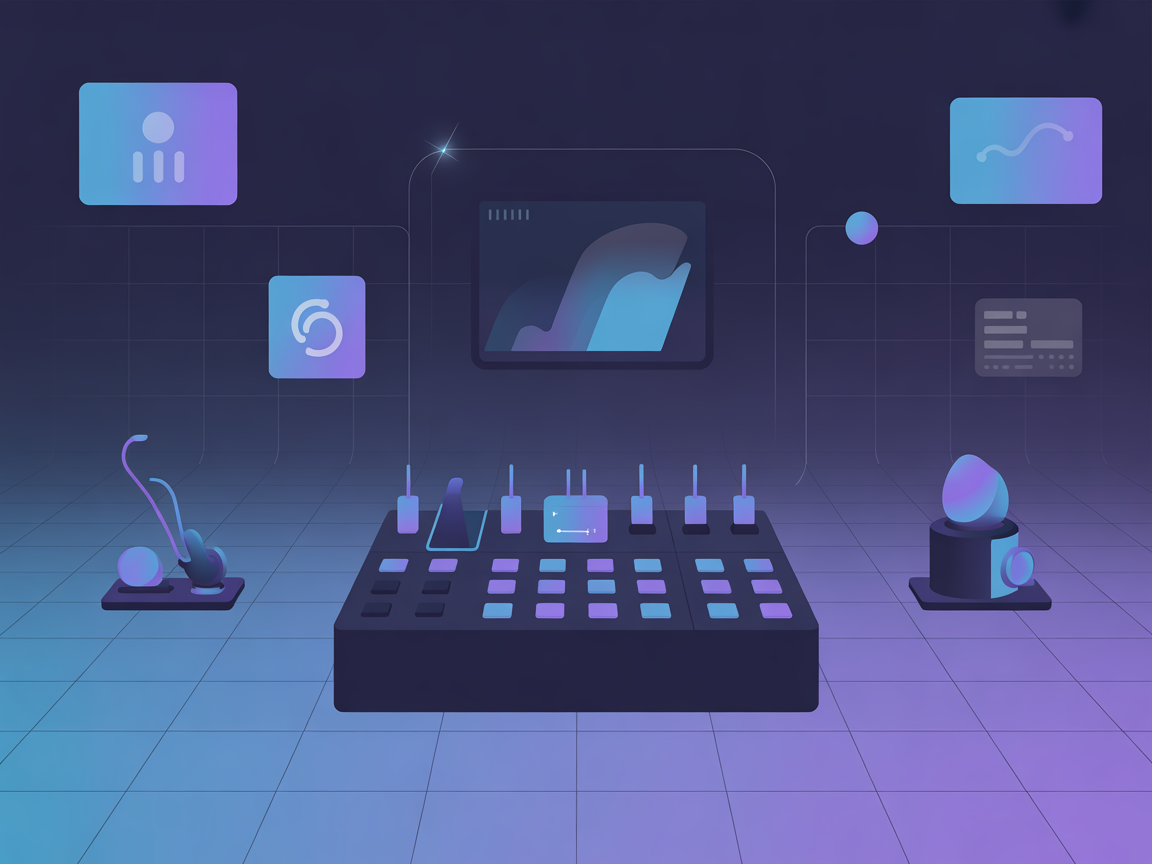 Minimalist icons for configuration, setup, and integration tools