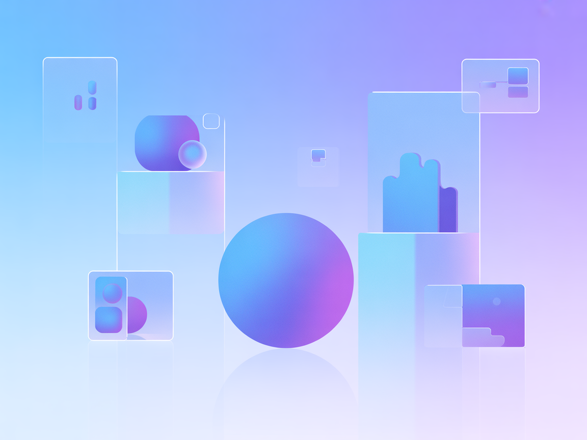Minimalist SaaS illustration for real-time financial data access